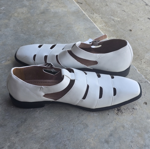 Stacy Adams Leather Sandals Sz 13M Calderon White City Men\'s New main image 12